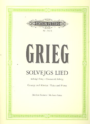 SOLVEIGS LIED (PEER GYNT) OP 55/4