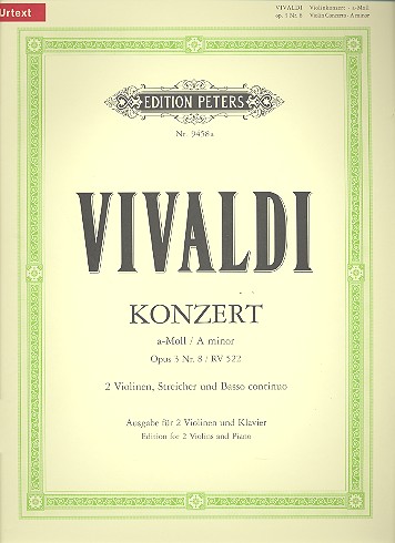 Concerto Grosso A-Moll Op 3/8 RV 522