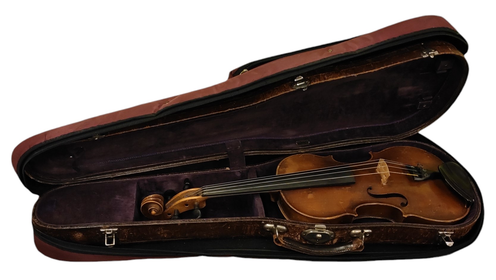 Violine 4/4 "rebuild by Mm Broun Wabash"