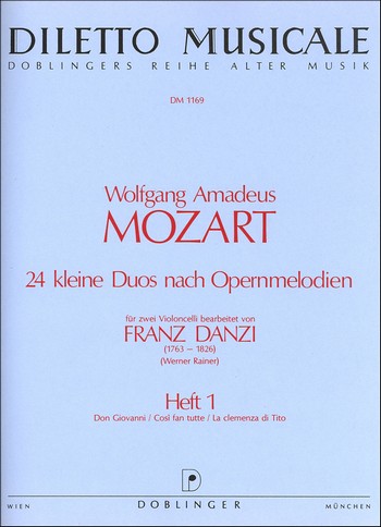 24 Kleine Duos Nach Opernmelodien Heft 1