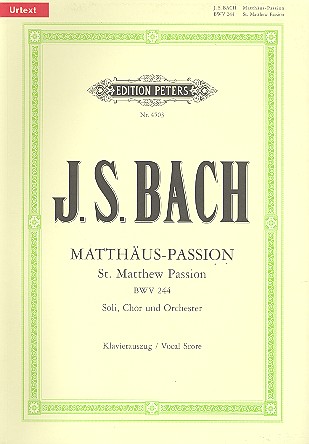 Matthäus Passion BWV 244