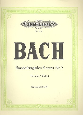 Brandenburgisches Konzert 5 D-Dur Bwv 1050
