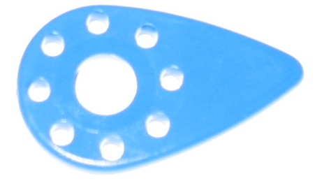 Wolle Plektrum für Mandoline blau