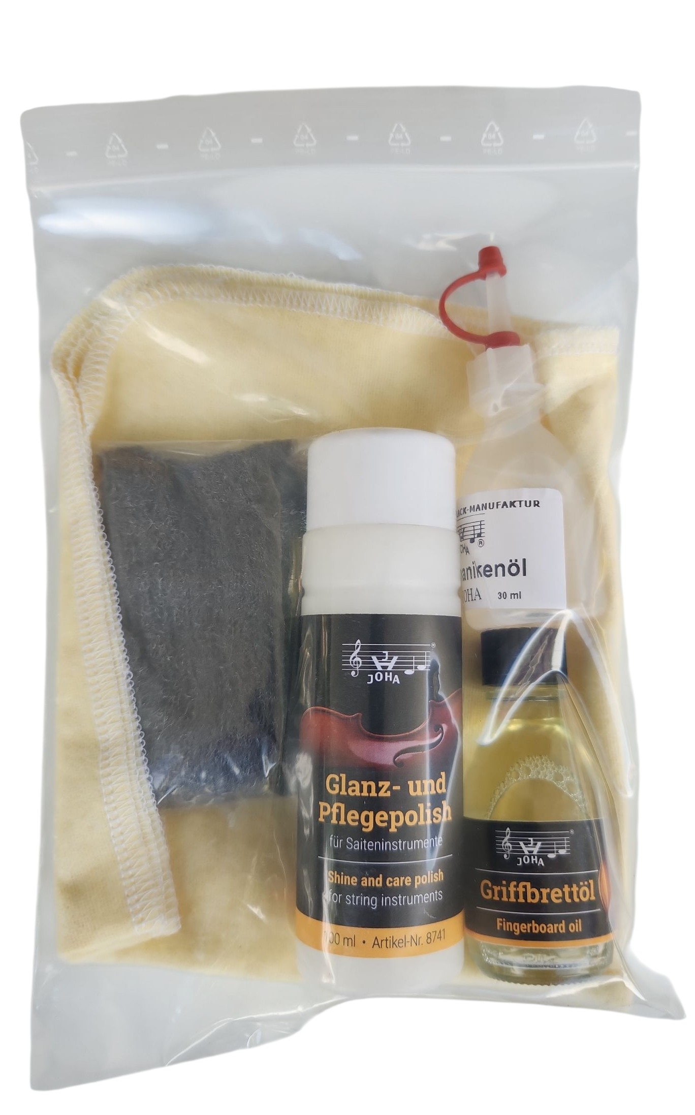 JOHA® Pflegeset für Zupfinstrumente