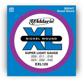 D'Addario EXL 120 super light