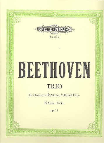 Trio B-Dur Op 11 (Gassenhauer)