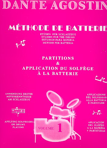 Methode De Batterie 1 - Partitions + Application Du Solfege A La