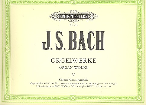 Orgelwerke 5 - 56 Kürzere Choralvorspiele