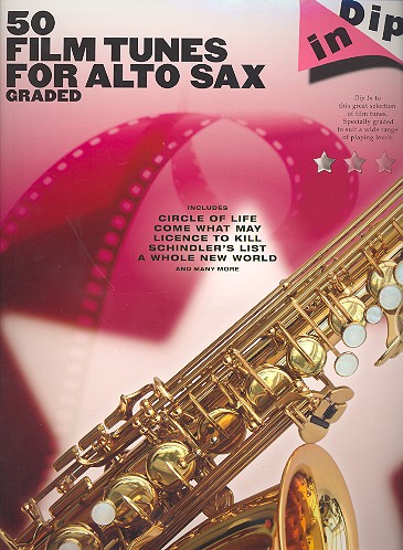 50 Film Tunes For Alto Sax - Graded