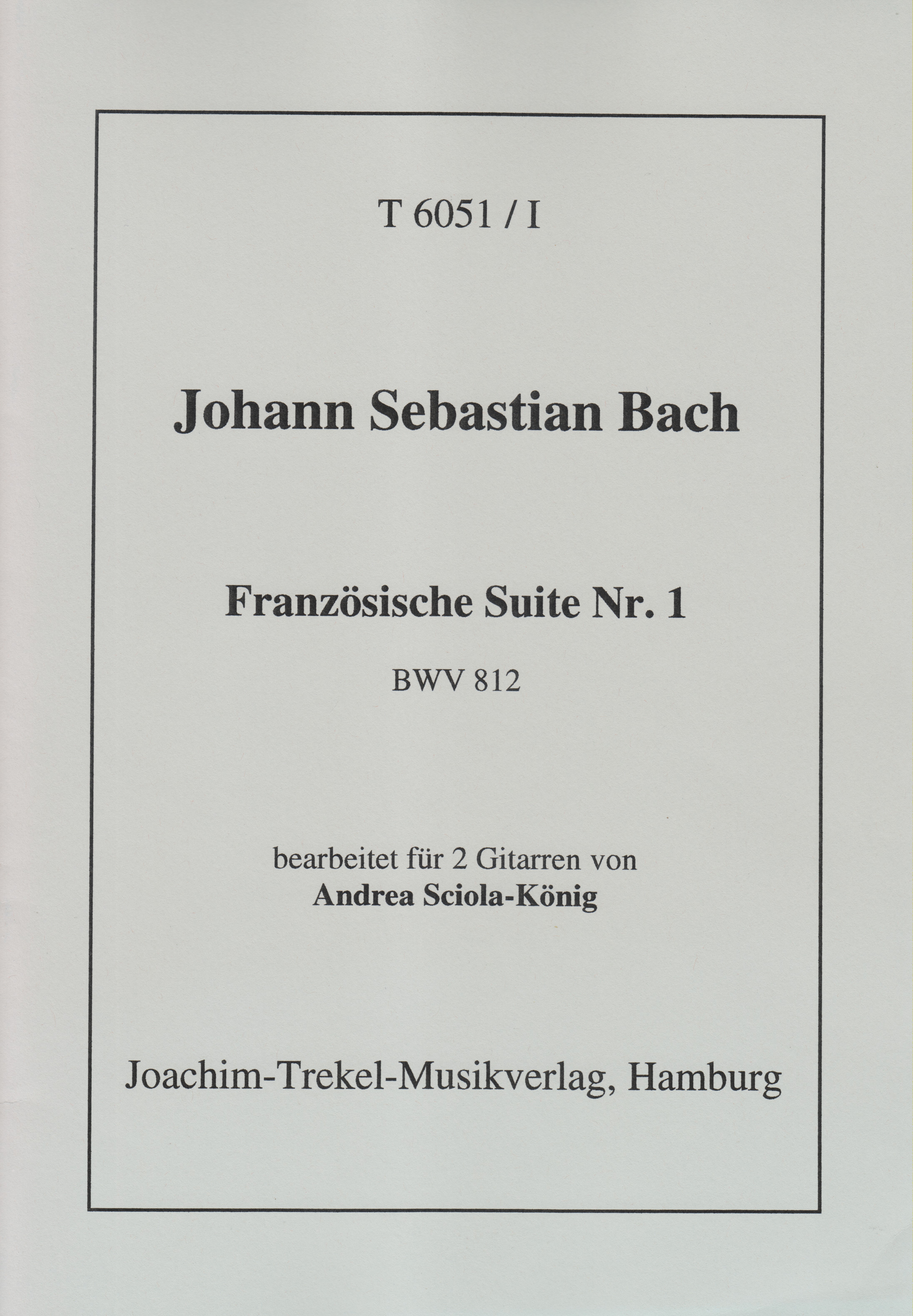 Französische Suite Nr. 1 BWV 812