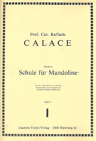 Schule für Mandoline, Band 1