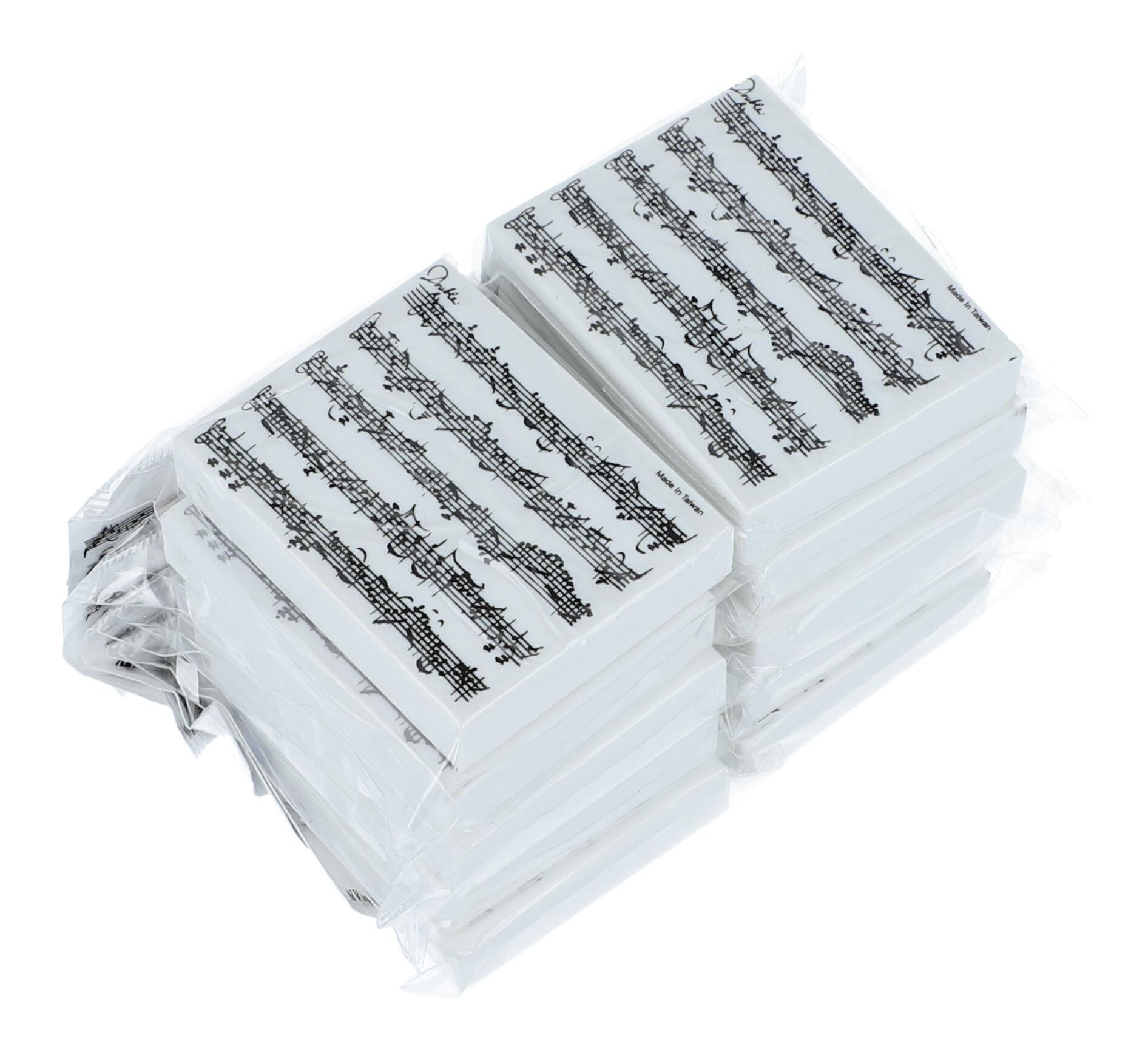 Flacher Radierer Notenlinien