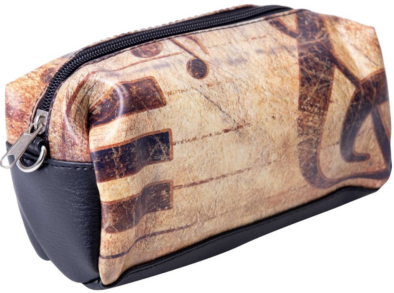 Kulturtasche Noten / Violinschlüssel