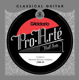 D'Addario CBN-3T, Pro Arte Carbon, Diskant-Set zu EJ 45FF