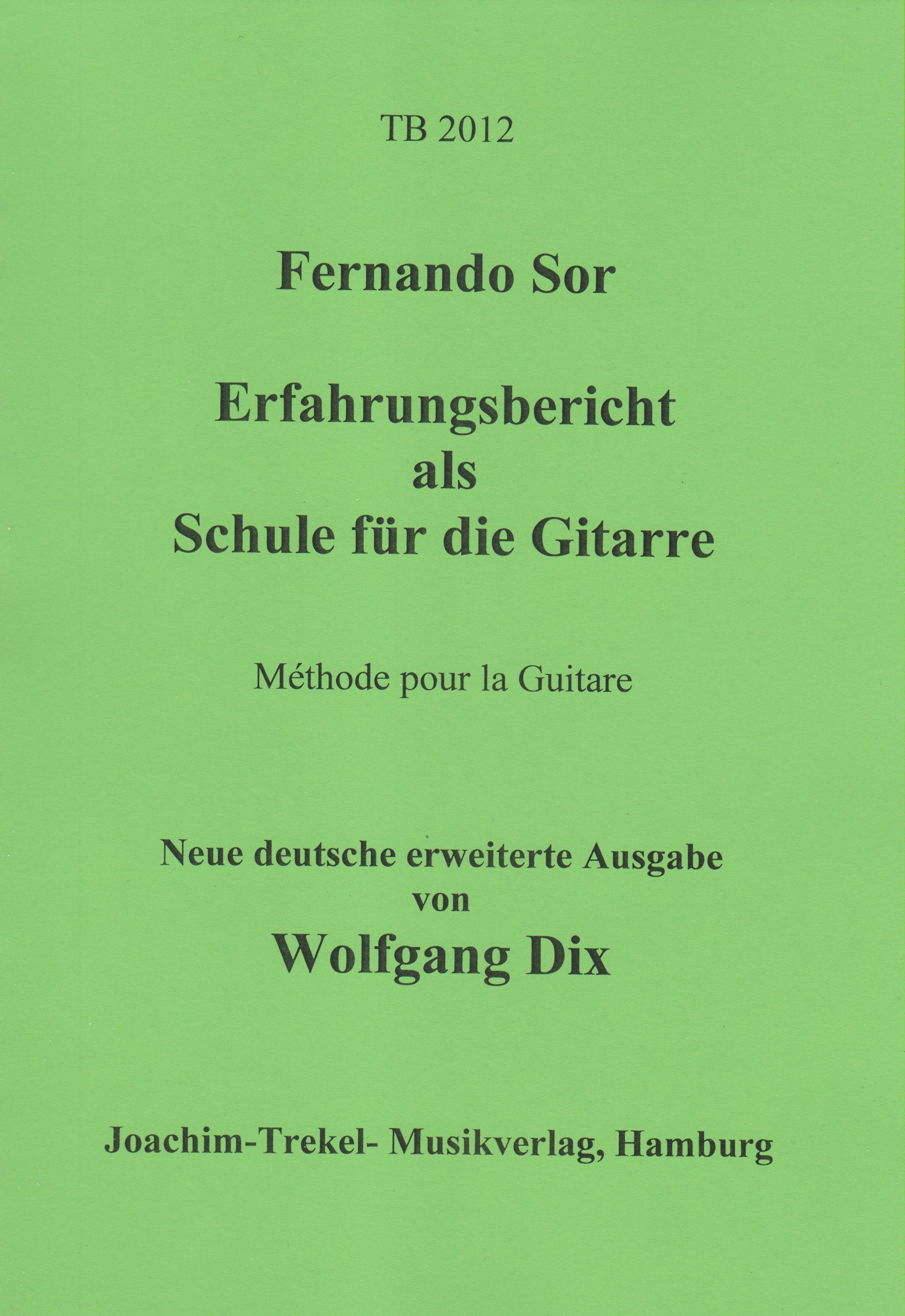 Erfahrungsbericht als Schule für die Gitarre