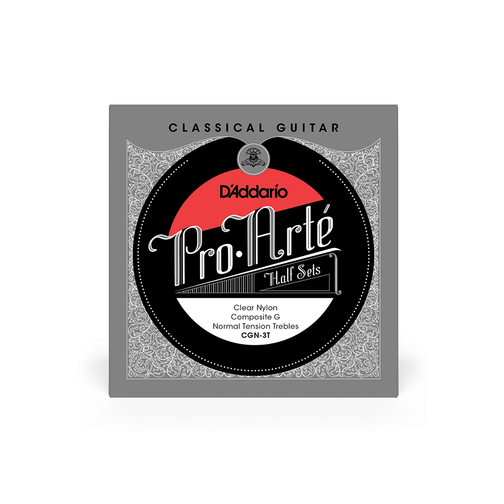 D'Addario CGN-3T, Pro Arte Clear Nylon Composite g, Diskant-Set zu