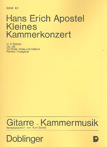 Kleines Kammerkonzert op. 38