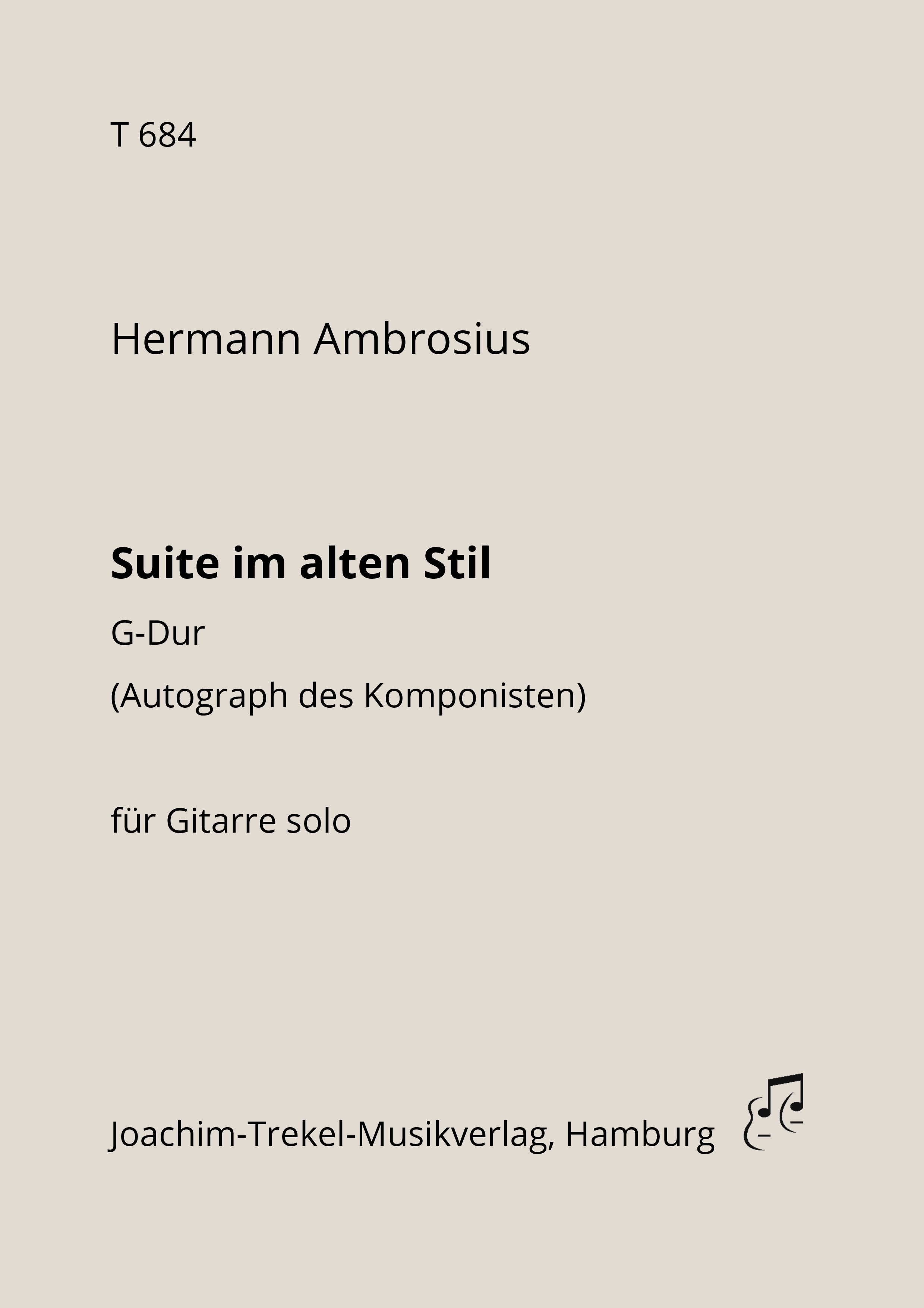 Suite im alten Stil