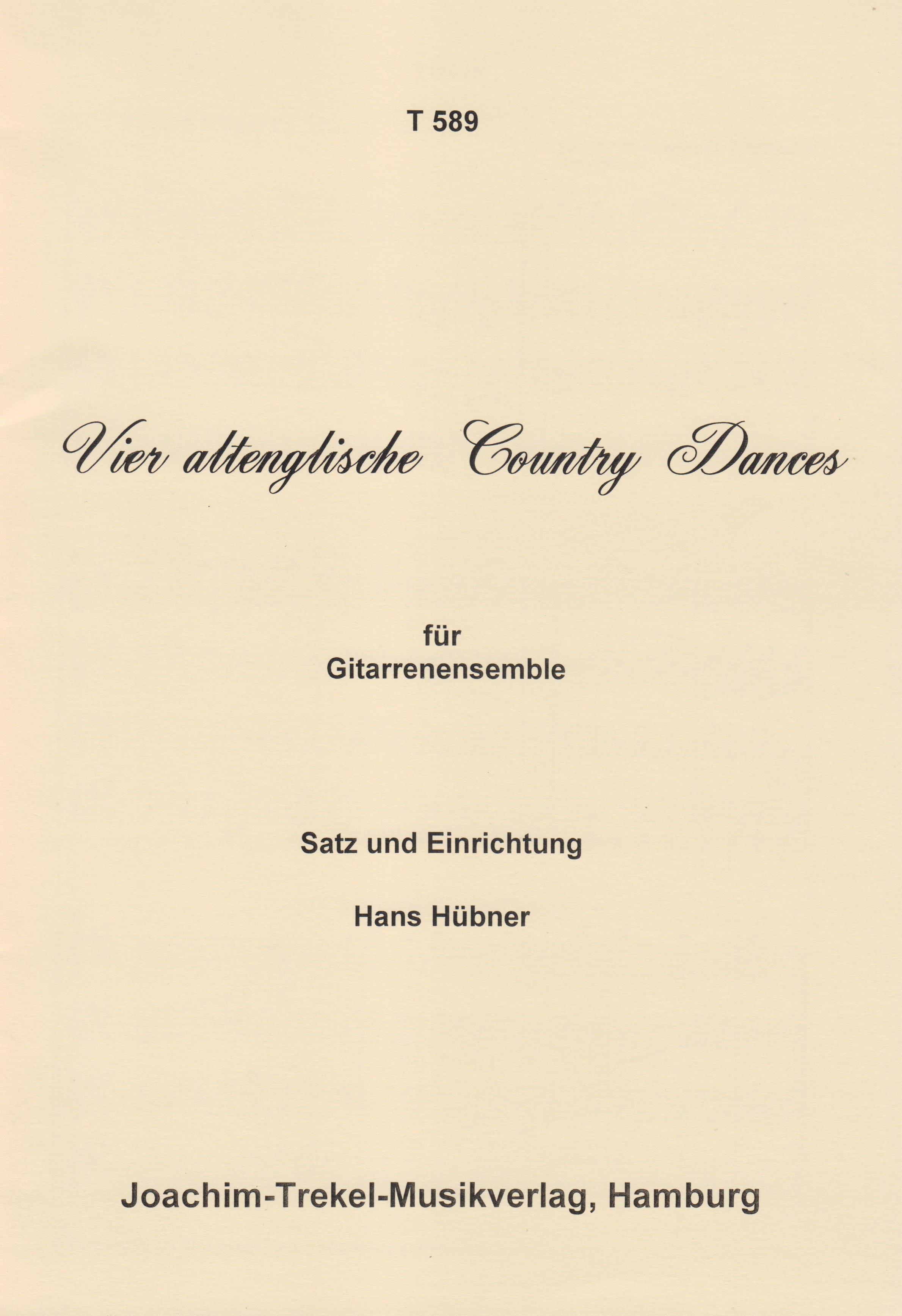 4 altenglische Country Dances