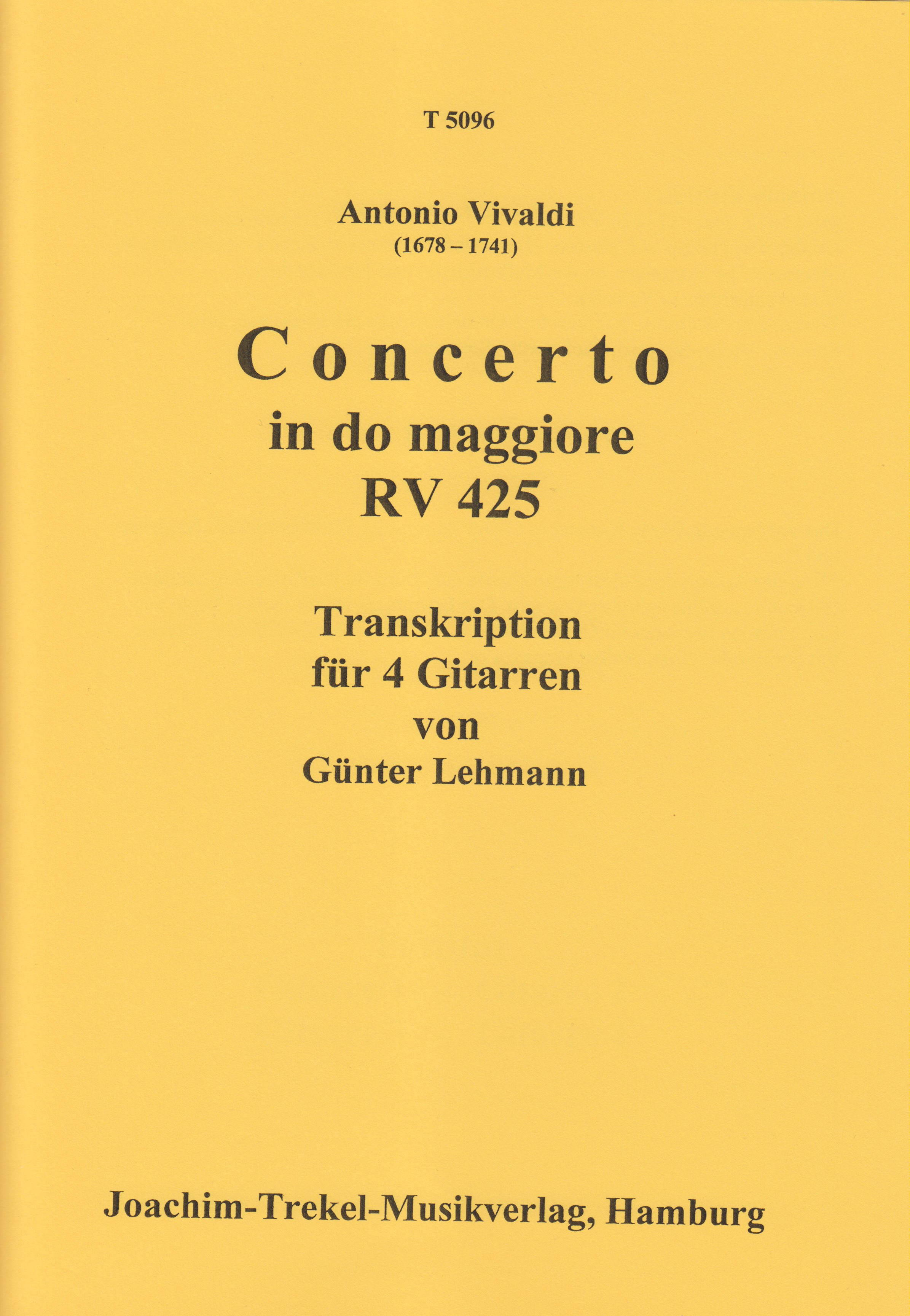 Concerto in do maggiore RV 425