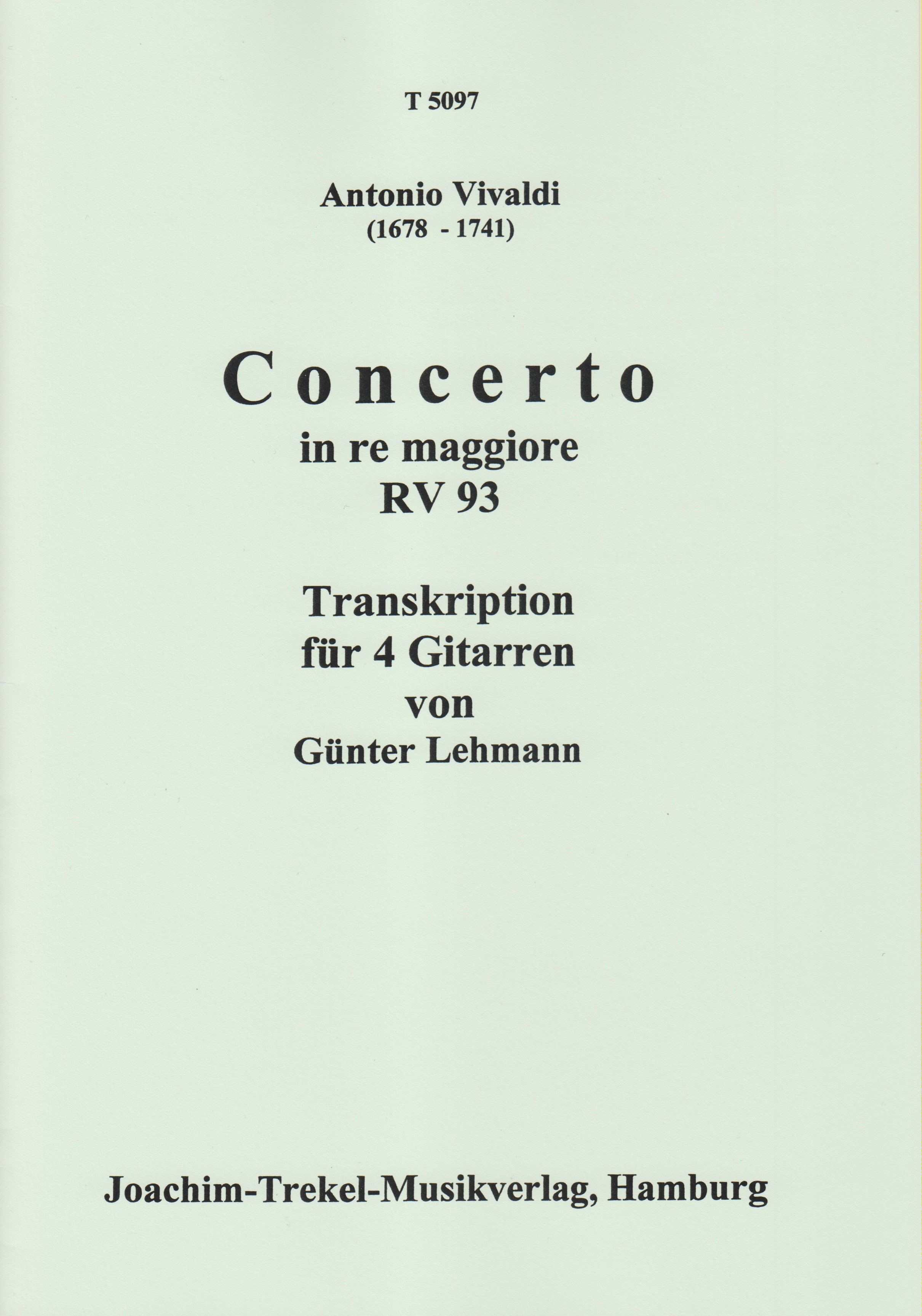 Concerto in re maggiore RV 93
