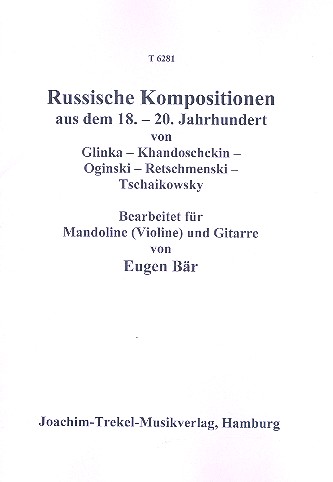 Russische Kompositionen aus dem 18. - 20. Jahrhundert