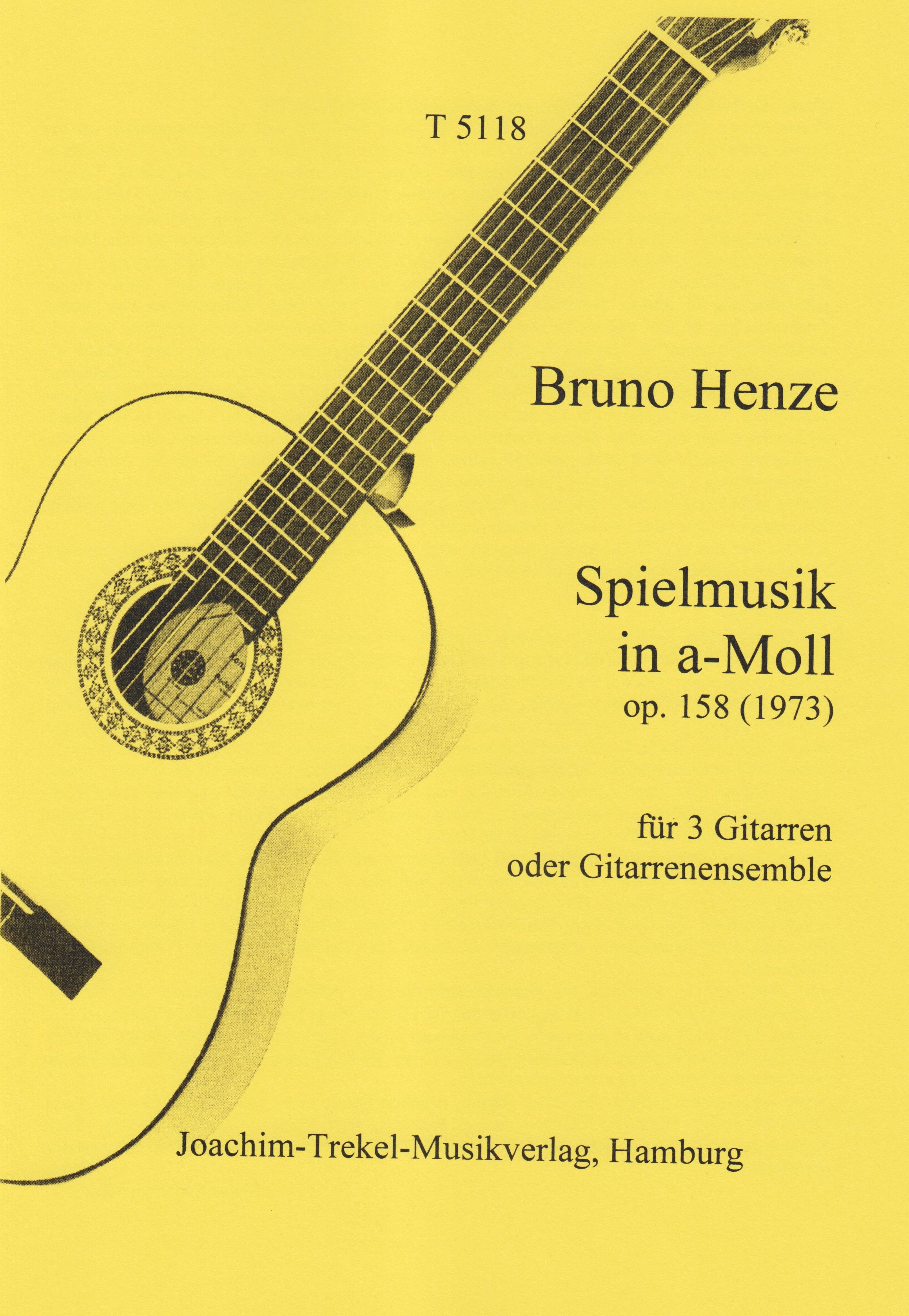 Spielmusik in a-Moll op. 158