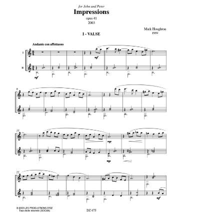 Impressions op. 41