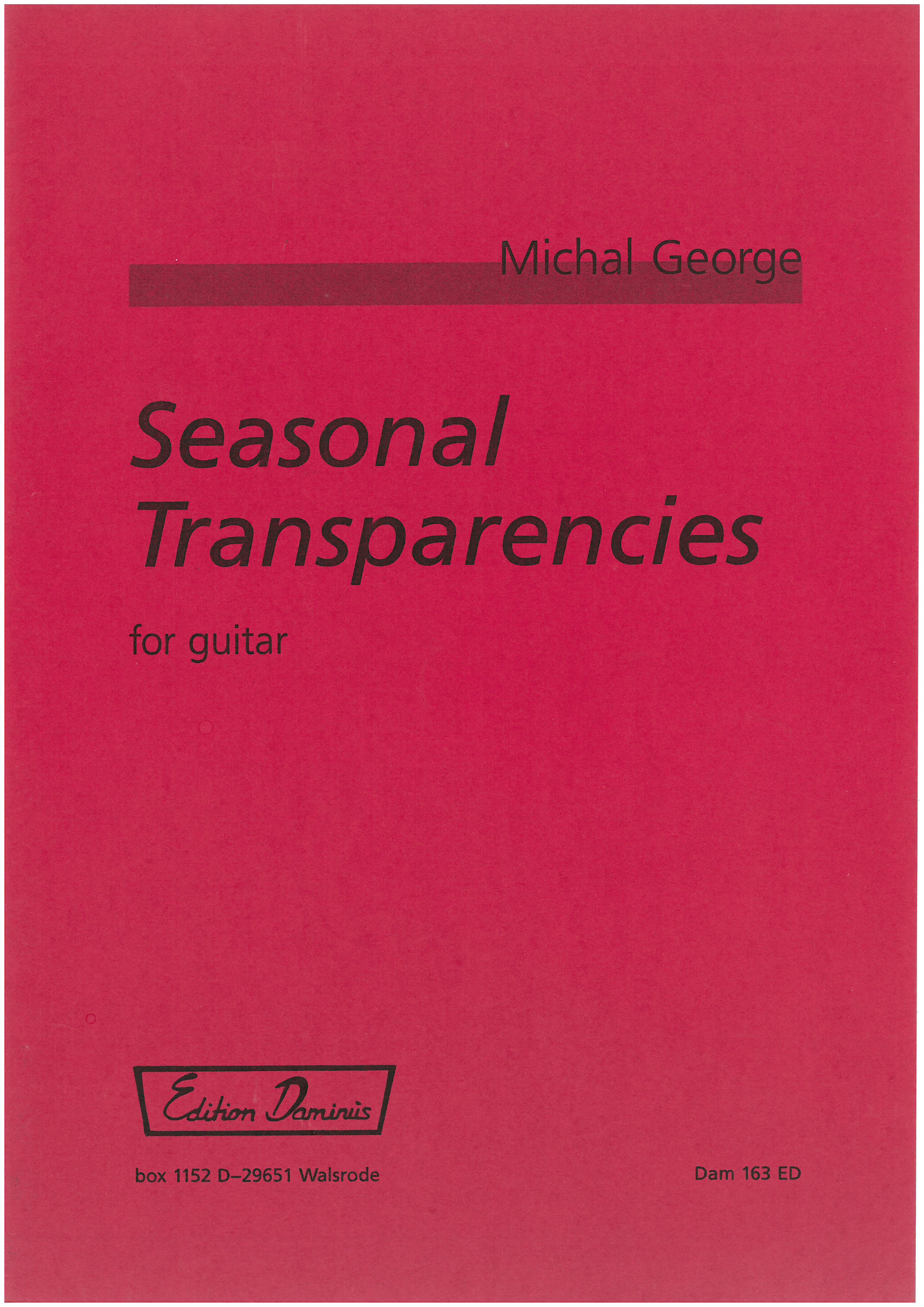 Seasonal Transparencies
