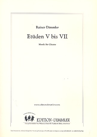 Etüden V bis VII