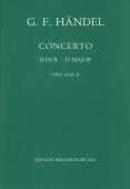 Concerto D-Dur, HWV Anh. B