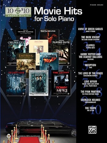 10 for 10 - Movie Hits for solo Piano