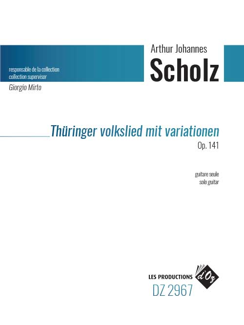 Thüringer Volkslied mit Variationen op. 141