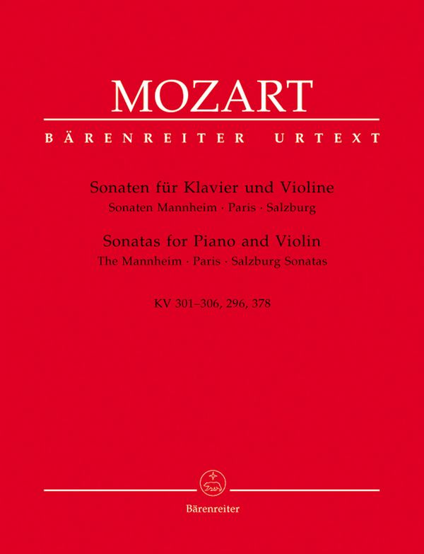 Sonaten für Klavier und Violine - Sonaten Mannheim - Paris - Salzb